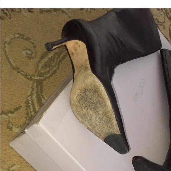 🎈SOLD Jimmy Choo, Peony Brown Leather Boots - Picture 2 of 8